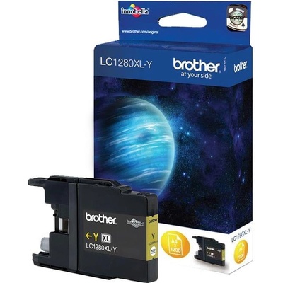 Brother Оригинален патрон Brother LC1280XL, 1200 страници/5%, Yellow (3015100063)