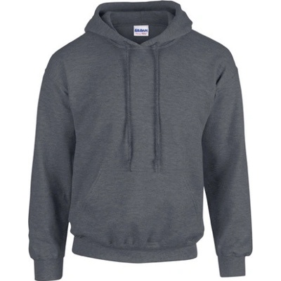 Gildan Unisex mikina s kapucňou G18500 Dark Heather