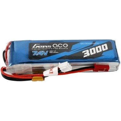 Gens Ace 3000mAh 7,4V 1C 2S1P LiPo baterie