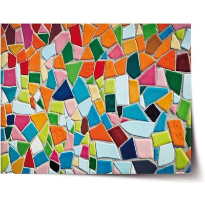 Sablio Plagát Farebná mozaika - 60x40 cm