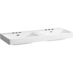Laufen Pro S - Двойна мивка, 120x47 см, с 6 отвора за смесители, с LCC, бяла H8149664001081 (H8149664001081)