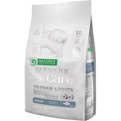Nature's Protection Superior Care Dog Dry White Dogs Large Breeds Grain Free White Fish 1,5 kg