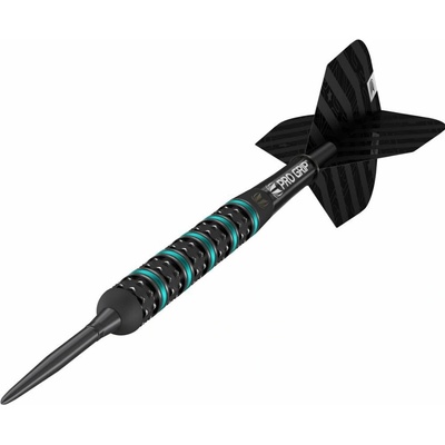 Sada šípok Target steel Rob Cross Voltage Black edition, Swiss point 24g, 90% wolfram
