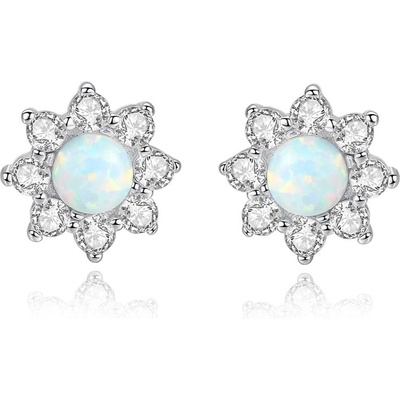 Silenti Jewelry Сребърни обеци "Топлина" - Светъл