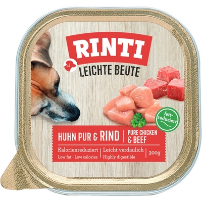 Rinti Leichte Beute Adult kuracie a hovädzie 9 x 300 g