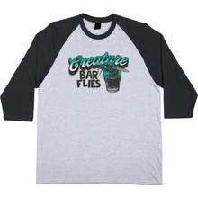 Creature tričko Barfly 3/4 Sleeve Midweight Sport Grey/Black