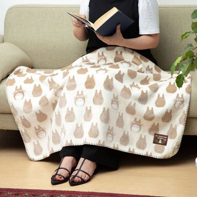 My Neighbor Totoro Opalised Blanket Totoro silueta 70x100
