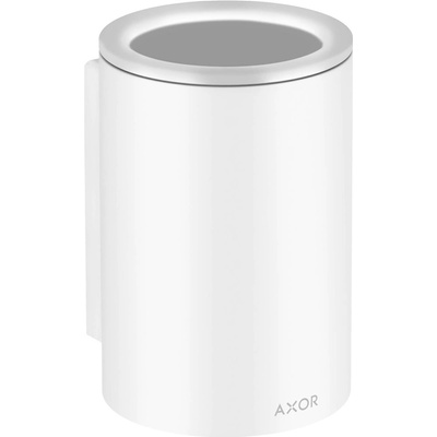 AXOR Universal Circular nádobka na ústnu hygienu s držiakom matná biela 42804700