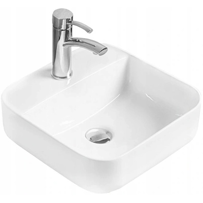 Mexen Silvia мивка над плот 39 x 39 cm, бяла - 21863900 (21863900)