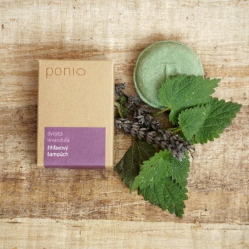 Ponio tuhý šampon kopřivový Dvojitá levandule 30 g