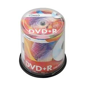 @Work DVD+R 4, 7GB 16x Cake 100бр