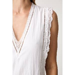 Zadig&Voltaire лятна рокля с памук REROL (WWDR02609)