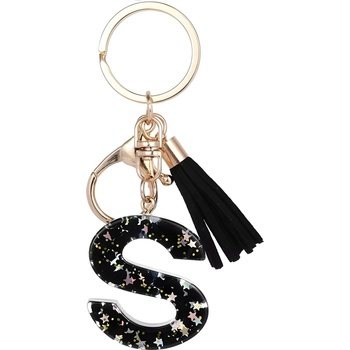 HARAHU Ключодържател Азбука - s / Черна kp37789 (37789)