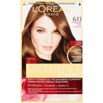 L'Oréal Excellence Creme krémová farba na vlasy 6,13 blond tmavá béžova