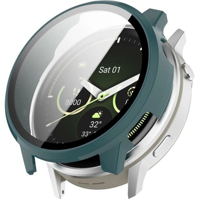 VSECHNONAMOBIL 125937 PC FULL COVER Plastový kryt se sklem pro Garmin Venu 4 45mm zelený