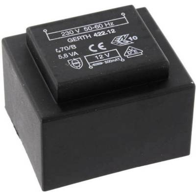 Gerth PTB422401 transformátor do DPS 1 x 230 V 1 x 24 V/AC 5.60 VA 233 mA