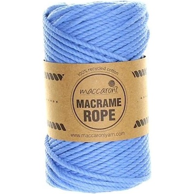 Maccaroni Rope 4 mm modrá 911