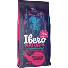 Ibero Natural Junior Dog Medium Pork & Lamb 12 kg