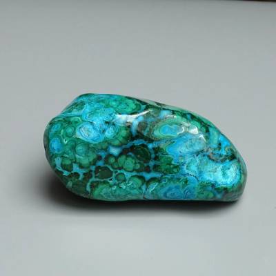 Malachit - chryzokol přírodní leštěný 179g, Kongo | MINERALS-STONES® MCH11