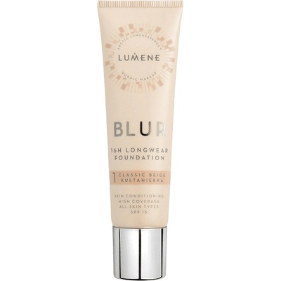 Lumene Blur Фон дьо тен, SPF15, 1 Classic Beige, 30 ml
