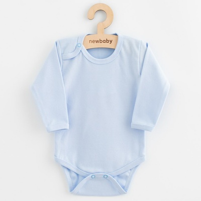 Dojčenské body celorozopínacie New Baby Classic modré