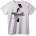 NOONEBRAND Тениска Foglia Skull - L, White