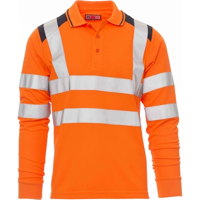 Payper GUARD+WINTER Reflexná polokošeľa oranžová/tmavomodrá XS
