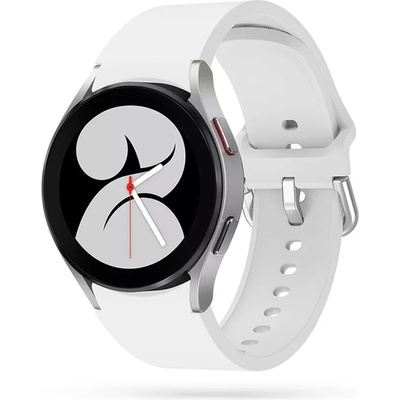 Tech-Protect Силиконова каишка за Samsung Galaxy Watch 4/5/5Pro/6/7/FE от Tech-Protect IconBand - бяла (9589046917387)