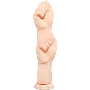 b-Vibe Fists Fist-Style Realistic Dildo with Suction Cup 14.5" Flesh