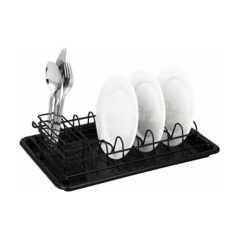 Kinghoff Сушилник за съдове Kinghoff, 38 x 24.5 x 9.5 см, Черен, KH 1478