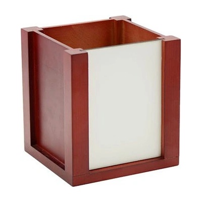 Stojan na psací potřeby dřevěný tmavý sublimace termotransfer