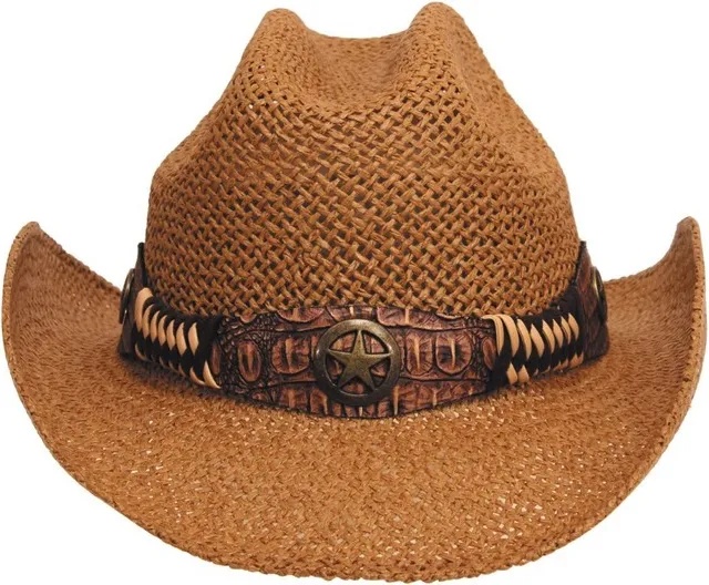 Fox Outdoor сламена шапка Джорджия, кафява (10755)