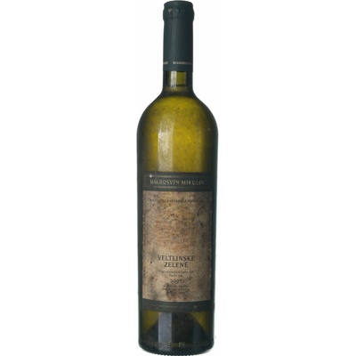 Mikrosvín Mikulov Veltlínské zelené Pozdní sběr suché bílé 2007 12,5% 0,75 l (holá láhev)
