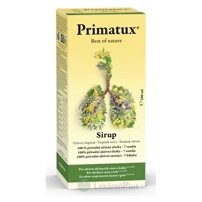 Primatux sirup príchuť pomaranč 100 ml