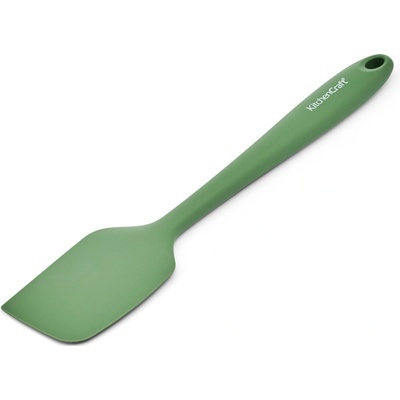 Silikonová stěrka KitchenCraft 27 cm umožňuje přesné stírání těsta i krémů, je šetrná k nepřilnavému nádobí a vhodná pro každodenní vaření. KCSILSPATGR