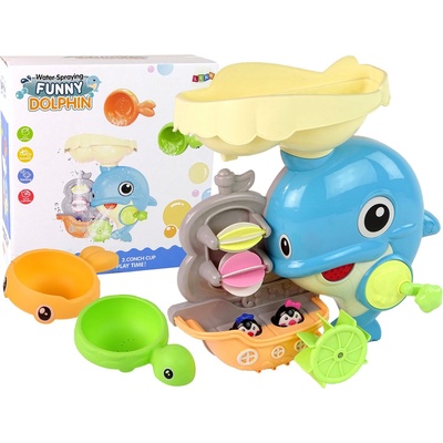 LEANToys Modrý delfín vodní do koupele