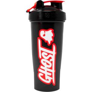 Ghost Logo Shaker - Infrared | Genuine Blender Bottle® [800 мл] Черен/Червен