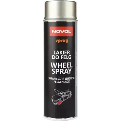 NOVOL SPRAY WHEEL - Oceľový lak na disky v spreji 500ml