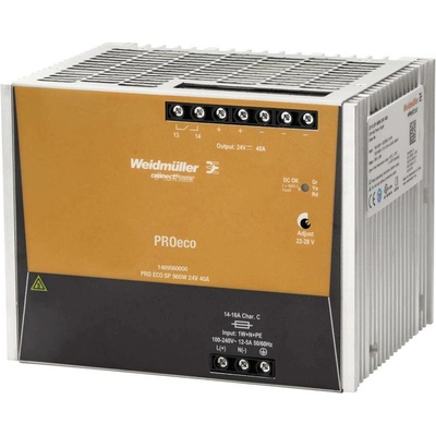 Sieťový zdroj na DIN lištu Weidmüller PRE ECO3 960 W 24 V 40 A 24 V / DC 40 A 960 W
