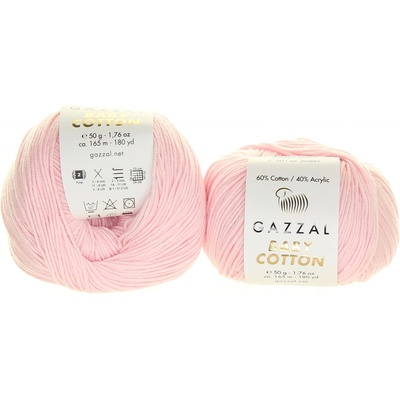 Gazzal Baby Cotton 3411 světle růžová
