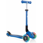 Globber Сгъваема тротинетка със светещи колела, Globber Junior - 2+ г. , синя (437-100) - presi Тротинетка, скутер