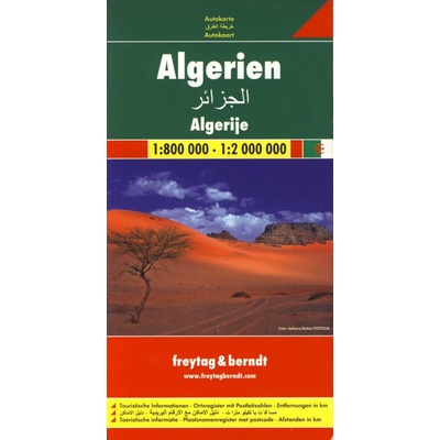 AK 147 Alžírsko 1:800 000 1:2 000 000
