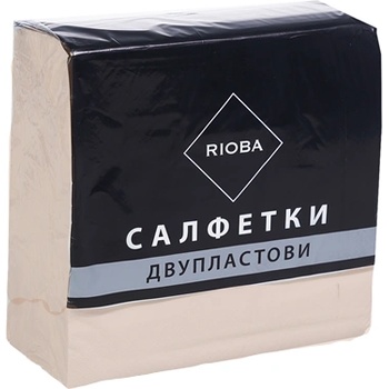 Rioba Салфетки бежови 100бр 100бр