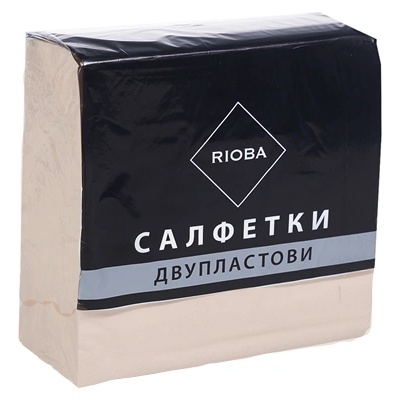 Rioba Салфетки бежови 100бр 100бр