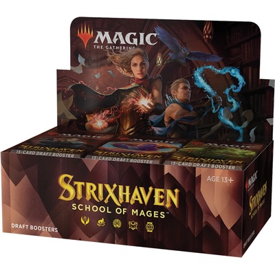 Wizards of the Coast Magic the Gathering Strixhaven School of Mages Draft Booster Box