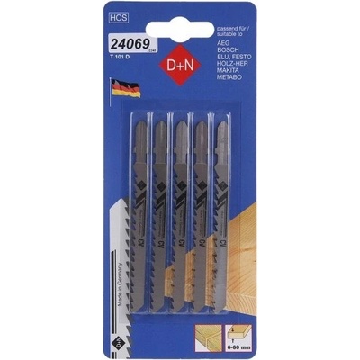 Levior Plátky do přímočaré pily HCS 75/1. 45mm 5ks 32_240