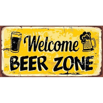Ceduľa Welcome Beer Zone