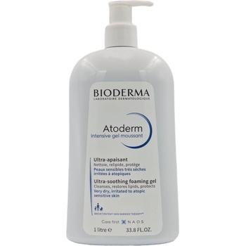 BIODERMA Atoderm Intensive Gel Moussant Ultra-Soothing Foaming Gel 1000 ml