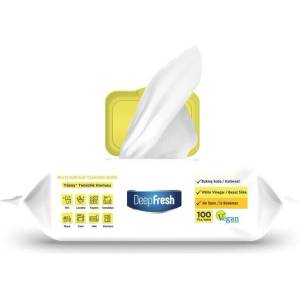 Deep Fresh Мокри кърпи - DeepFresh Мулти Почистване с лимоново масло 100бр (df92020)