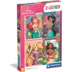 Clementoni - Puzzle 2x20 Princess - 40 - 99 piese